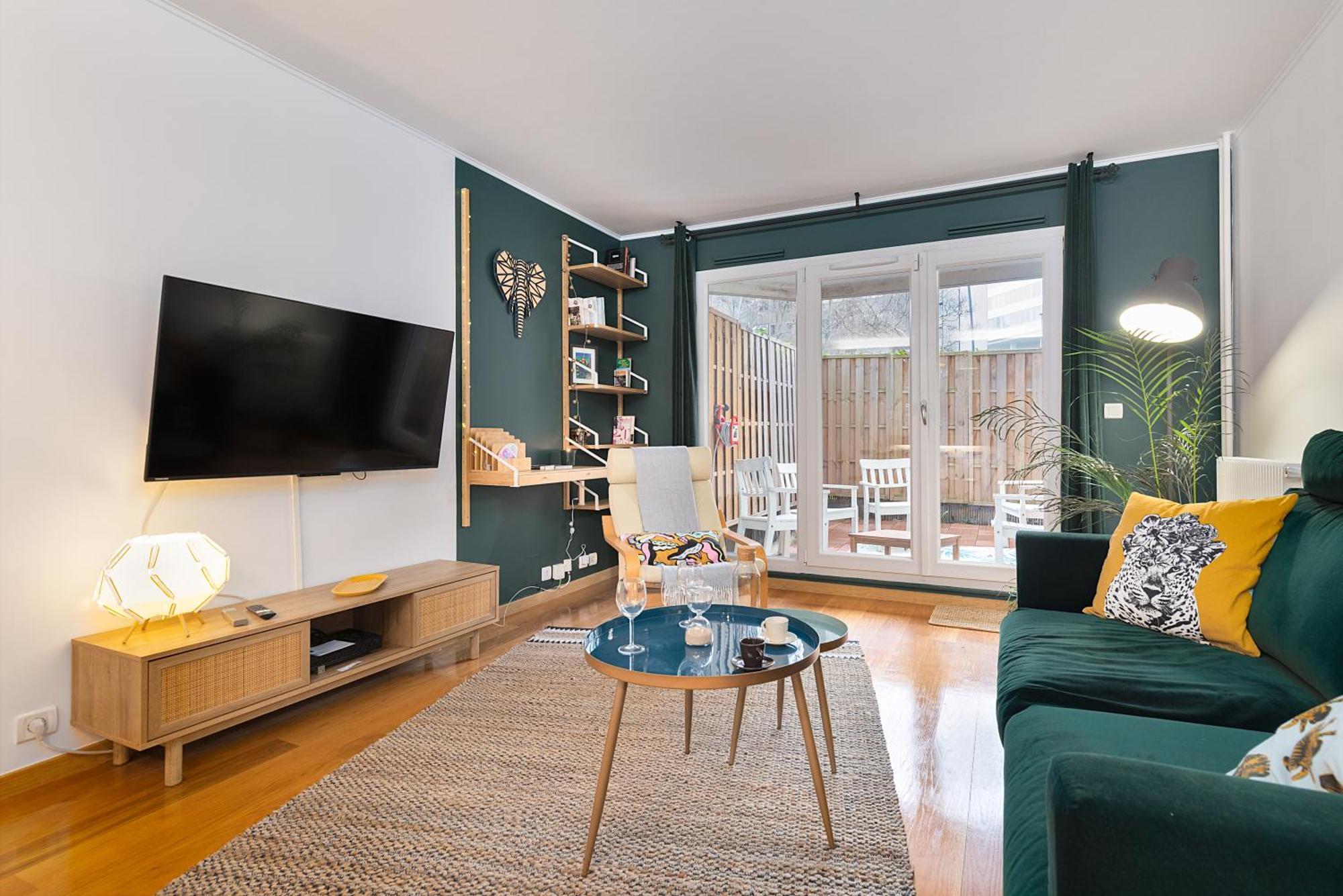 Apartamento Cosy'n Paris - Parking Secure - Metro 14 - Wifi - Terrace - Premium Bedding Gentilly